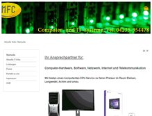 Tablet Screenshot of mfc-it.de